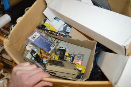 Assorted Batteries, Mousepads, Cables Ties, etc.