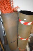 Two Rolls of Orange Netting