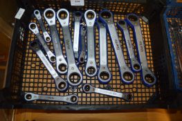 Clarke Angled Reversible Rachet Set