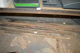 Quantity of Assorted Crowbars