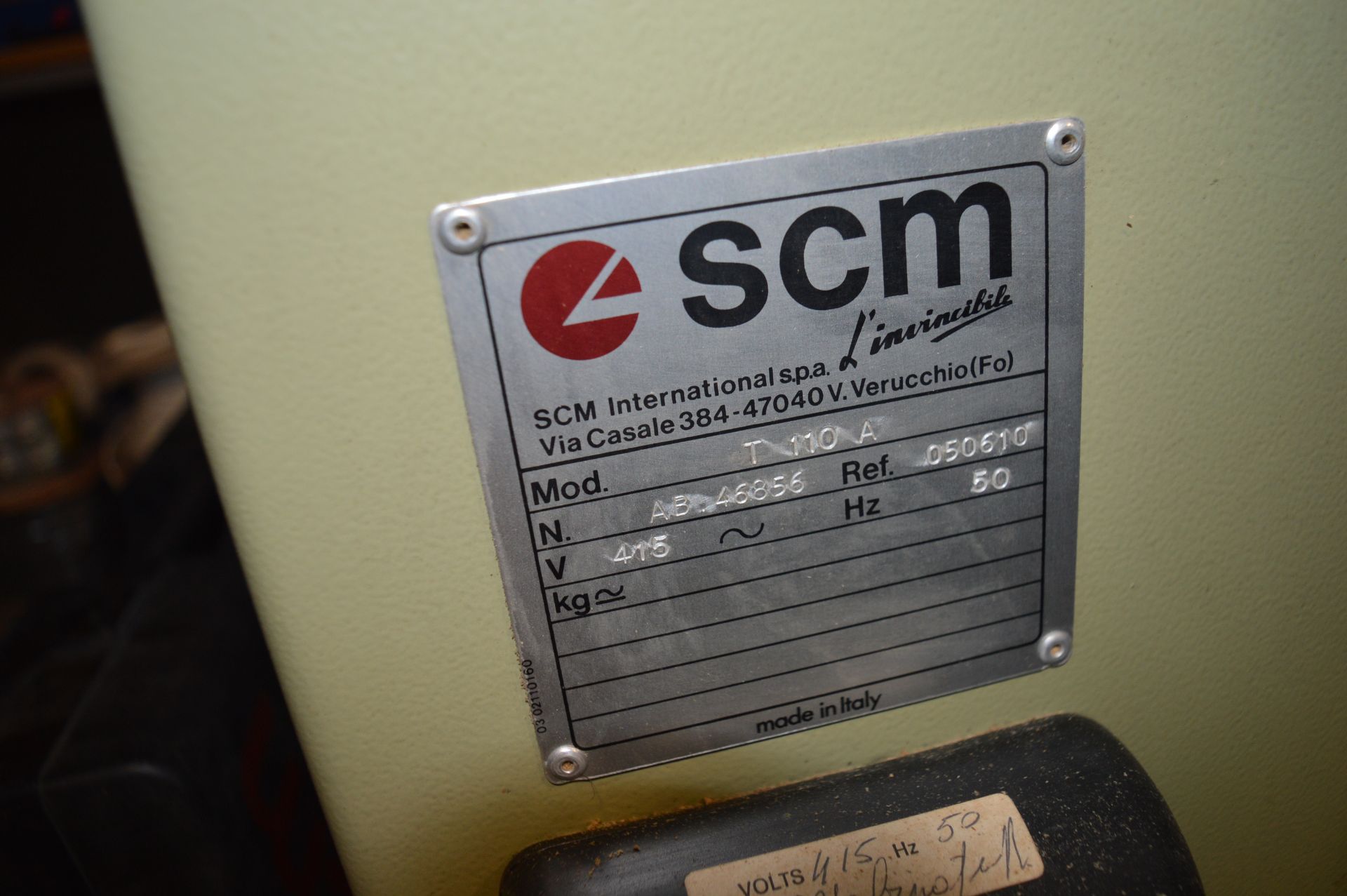 SCM T110 Spindle Moulder - Image 4 of 4