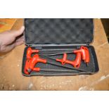 T-Bar Allen Key Ball End Set