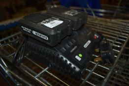 *Bauker Double Battery Charger with Two 2ah Batteries