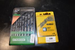 Dewalt and Parkside Drill Bit Sets
