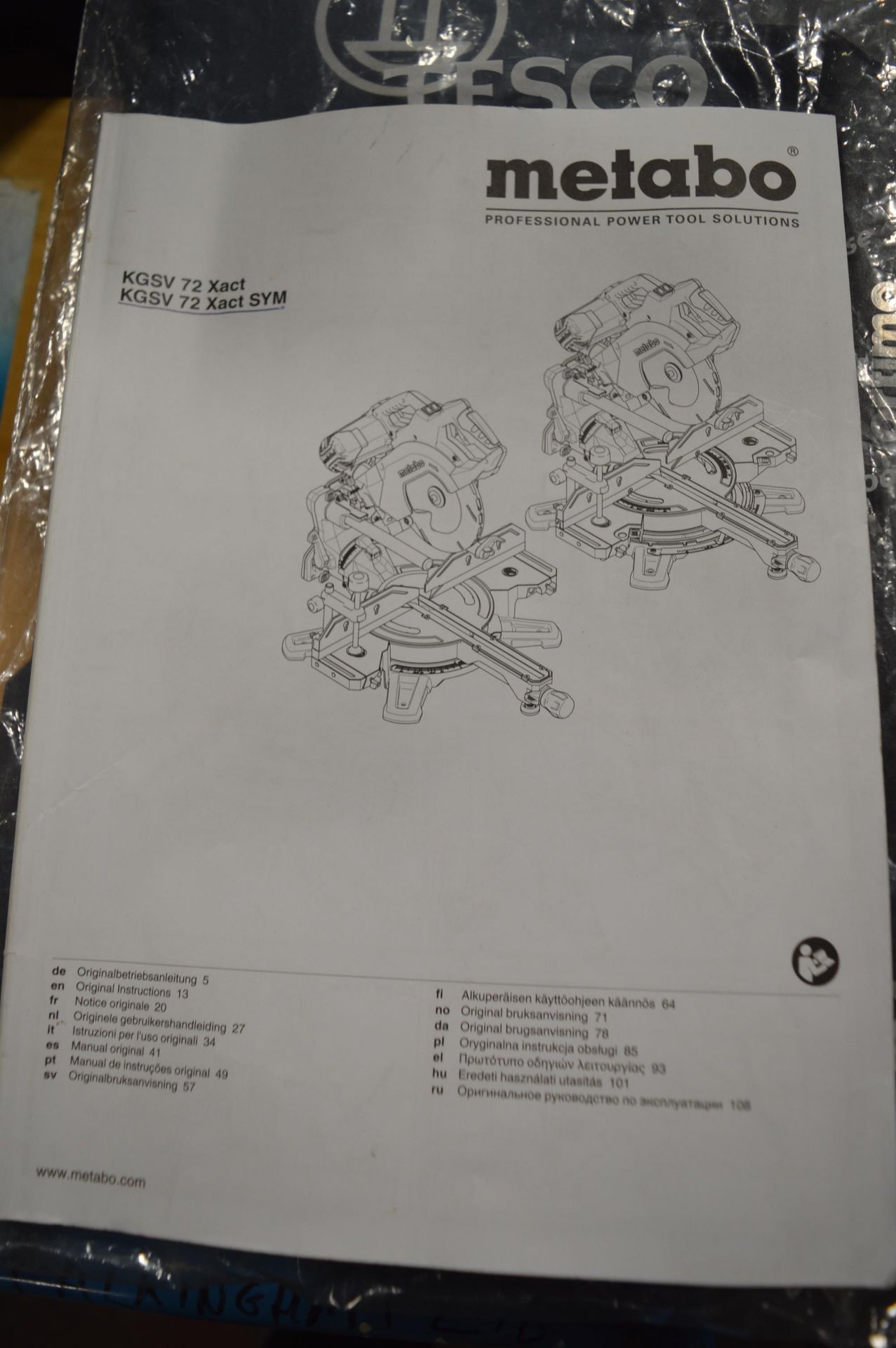 Metabo Mitre Saw - Image 4 of 4