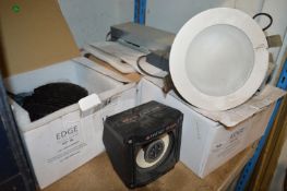 *Quantity of Assorted Lighting and a Speaker