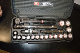 Facom ½” Drive Metric Socket Set