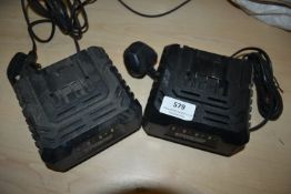 *Two Erbauer Battery Chargers