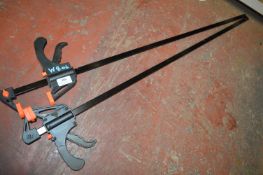 Two 900x50mm Quick Release Clamps