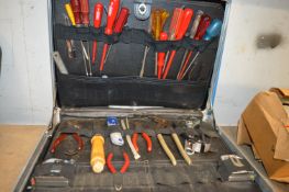 Toolbox Containing Assorted Tools