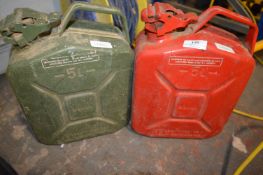 Two 5L Jerry Cans