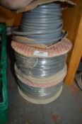 Two Full and One Part Reels of Cable