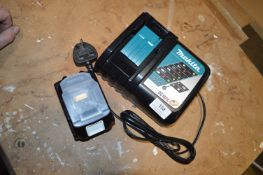 Makita DC18RC Battery Charger with Battery