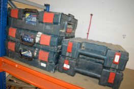 Five Bosch Tool Cases (empty)