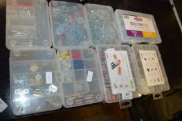 Mixed Lot Containing Assorted Shrinks, Screws, Wago Boxes, etc.