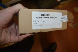 6x 125ml of Liberon Wood Stopping “Dark Oak”