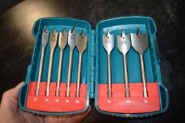 Makita 8pc Hex Shank Flat Bit Set