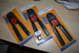 *3x Mercury RJ45 Crimping Tools