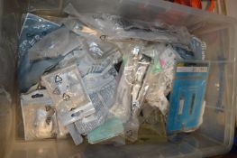 Mixed Lot of Assorted Brackets, Connector Bolts, etc.