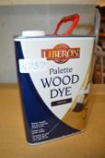 1x 5L of Liberon Pallet Wood Dye “Tudor Oak”