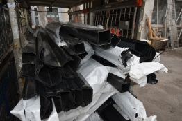 *Contents of Stillage to Include Black Guttering and Downpipe, etc.