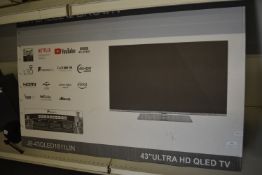 *Mitchell & Brown 43” UHD QLED Smart TV JB-43QLED1811LIN
