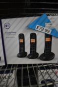 *BT Everyday Telephone 3pk