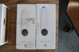 *Two Google Nest Doorbells