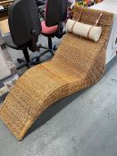 *Rattan Wicker Lounge Chair