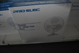 *Pro-Elec 16” Desk Fan