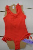 Sea Folly Girl’s Red Swimsuit Size: 4