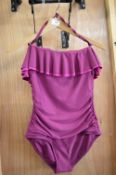 *DKNY Plum One Piece Swimsuit Size: 24