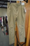 *Mondetta Brown Lined Cargo Trousers Size: 12