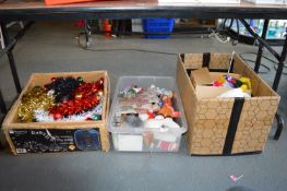 *Three Boxes of Assorted Christmas Decorations