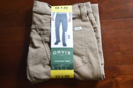 *Orvis Five Pocket Trousers Size: 32x30