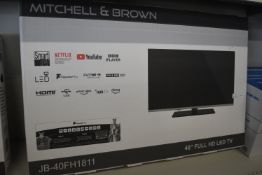 *Mitchell & Brown 40” FHD Smart TV JB-40FH1811