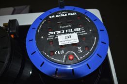 *Pro-Elec 5m Cable Reel 13a 240v