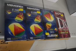 *Four Recordable VHS Tapes