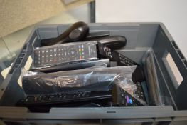 *Box of Assorted TV Controllers