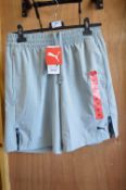 *Puma Cool Mid Grey Shorts Size: M