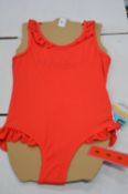 Sea Folly Girl’s Red Swimsuit Size: 6
