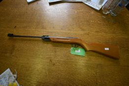 Milbro G23 177 Air Rifle Classic Wood Stock and Iron Sights, Break Barrel design for Cocking and