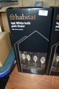 Habitat 4pk White Bulb Path Finder with Timer Function