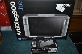 Topdon ArtiDiag900 Lite Diagnostics Tool and a LPD Reader