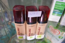 3x Loreal Paris Infallible Foundation