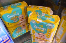 2x Pampers 2-5kg Nappies, and 1x Pampers 4-8kg Nappies