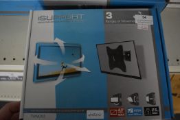 *Tech Link Adjustable TV Wall Mount up to 27”/20kg