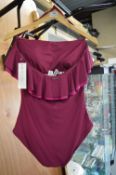 *DKNY Plum One Piece Swimsuit Size: 16