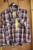 *Jachs Girlfriend Checkered Long Sleeve Top Size: S