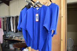 *3x Teddy Rose Cobalt Short Sleeve Tops Size: M